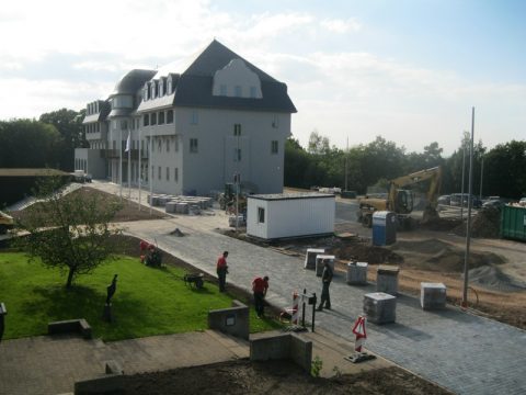 Endspurt: Arbeiten am neuen Parlament am Kehrweg laufen auf Hochtouren