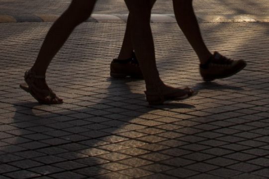 Fußgänger leben gefährlich