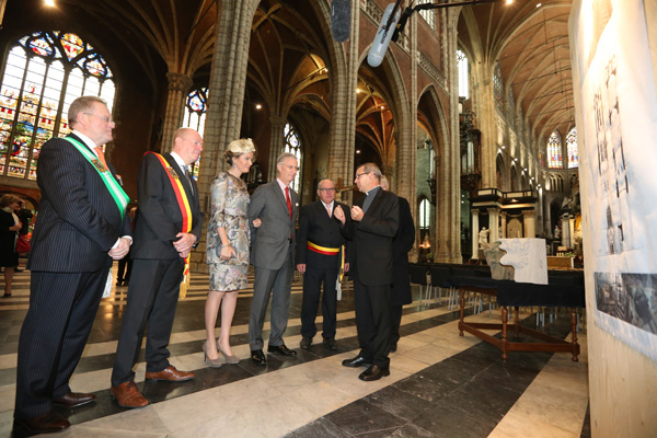 Philippe und Mathilde besuchen die Sint-Baafs-Kathedrale von Gent