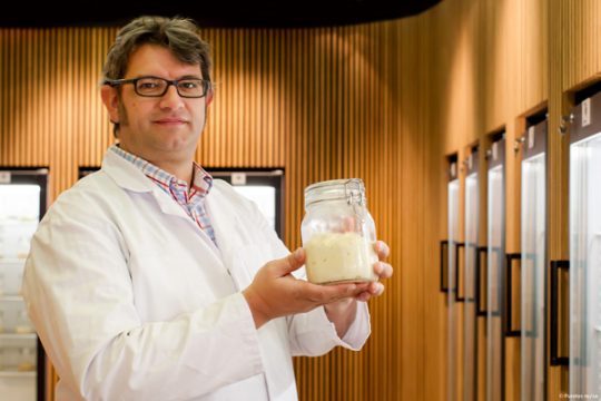 Sauerteig-Sammlung bei Puratos in St. Vith