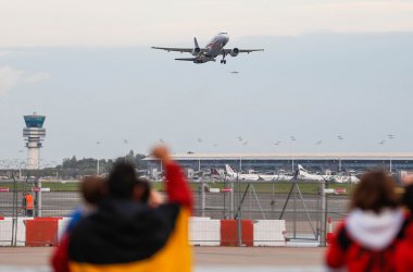 Rote Teufel-Party auf dem Flughafen Zaventem