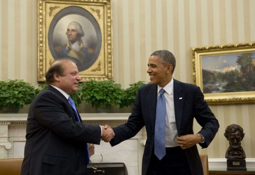 Pakistans Premier Nawaz Sharif bei US-Präsident Barack Obama