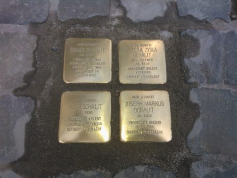 Gedenken an die Opfer der Nazis: Stolpersteine in Eupen