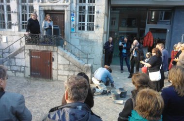 Gedenken an die Opfer der Nazis: Stolpersteine in Eupen