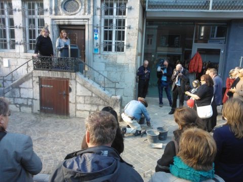 Gedenken an die Opfer der Nazis: Stolpersteine in Eupen