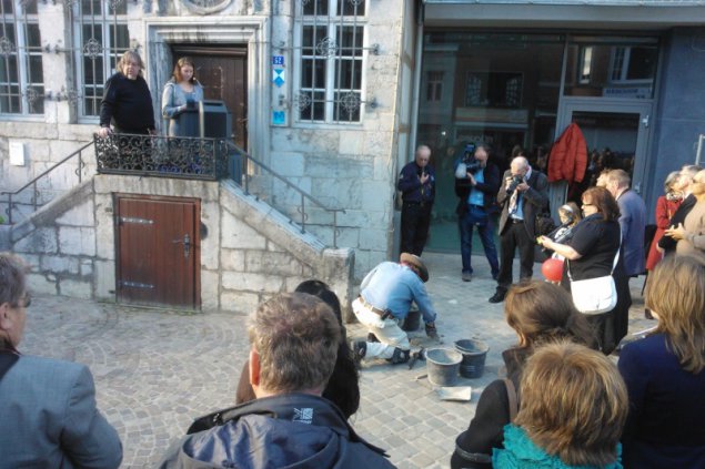 Gedenken an die Opfer der Nazis: Stolpersteine in Eupen