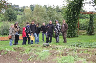 Modellgarten von Work+Job hinter dem Alten Schlachthof