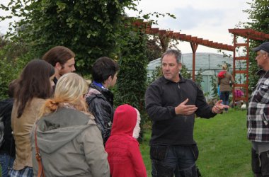 Modellgarten von Work+Job hinter dem Alten Schlachthof