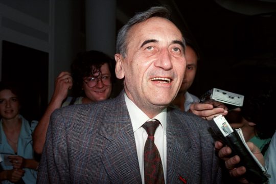 Tadeusz Mazowiecki im Jahr 1989