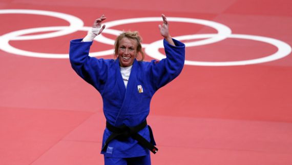 Erfolg für Charline Van Snick (Bild: Olympia in London)