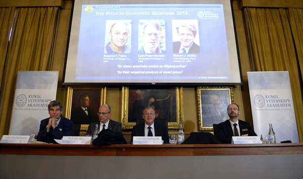 Wirtschafts-Nobelpreis für drei US-Forscher