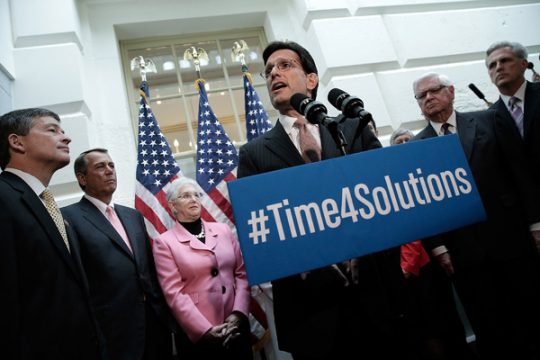 Eric Cantor, der Führer der Republikaner im Repräsentantenhaus