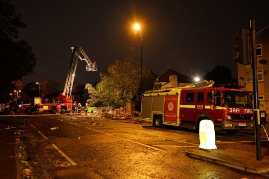 Chaos nach den ersten Herbststürmen (hier in London)