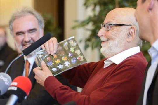 François Englert, der frischgebackene belgische Physiknobelpreisträger