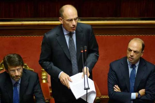 Enrico Letta wirbt um das Vertrauen des Parlaments in Rom