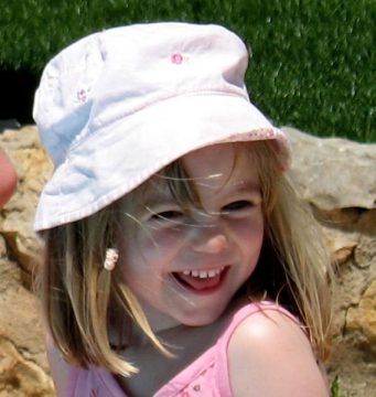Madeleine "Maddie" McCann am 3. Mai 2007