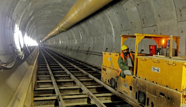 Bau des Bosporustunnels Marmaray (Dezember 2010)