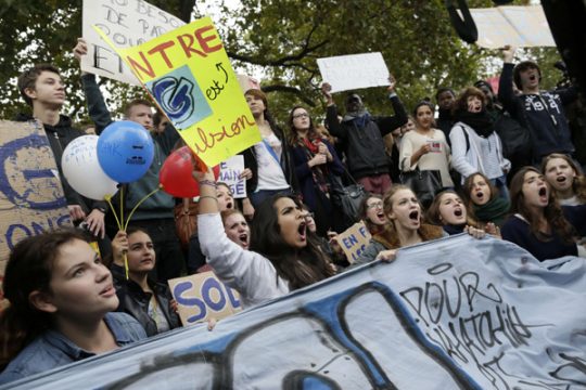 Proteste gegen Abschiebung in Frankreich