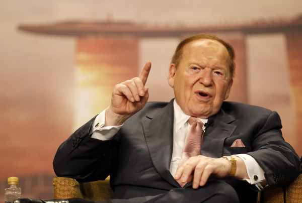 Der amerikanische Kasino-Tycoon Sheldon Adelson