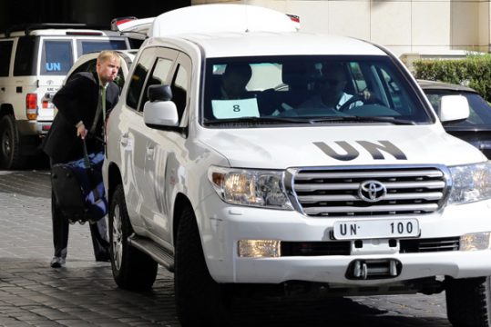 Die Chemiewaffenvernichtung in Syrien beginnt