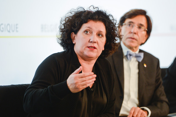 Annemie Turtelboom und Elio Di Rupo