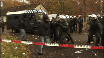 Polizisten aus Belgien, Deutschland und den Niederlanden bei gemeinsamer Übung