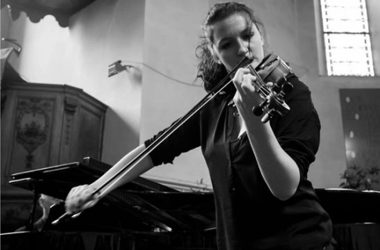 Violinistin Anne-Sophie Lemaire