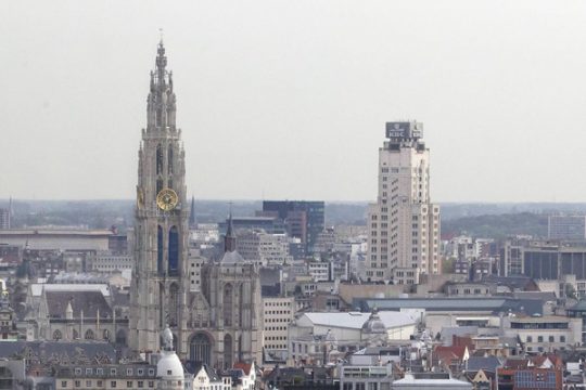Blick auf Antwerpen