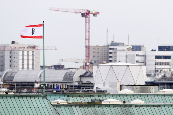 Auf dem Dach der britischen Botschaft in Berlin soll sich eine Spionageeinrichtung befinden