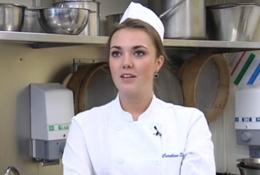 Caroline Steffens aus Hergenrath bei "Comme un chef"
