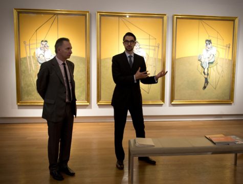 Francis Bacon's three Studies of Lucian Freud