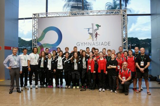 ISF-Gymnasiade in Brasilien: die belgische Delegation
