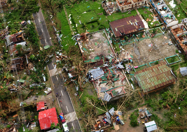 Taifun "Haiyan" traf die Philippinen (Bild: Iloilo)