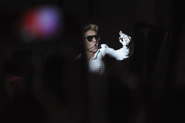 Justin Bieber beim Konzert in Asuncion/Paraguay