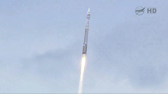 Atlas-Rakete mit Marssonde Maven an Bord