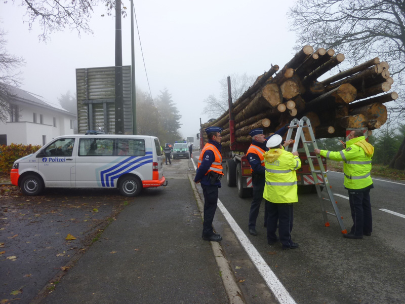 Grenzüberschreitender Polizeieinsatz auf Höhe Losheim