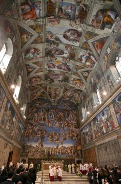 Die Sixtinische Kapelle soll heller werden