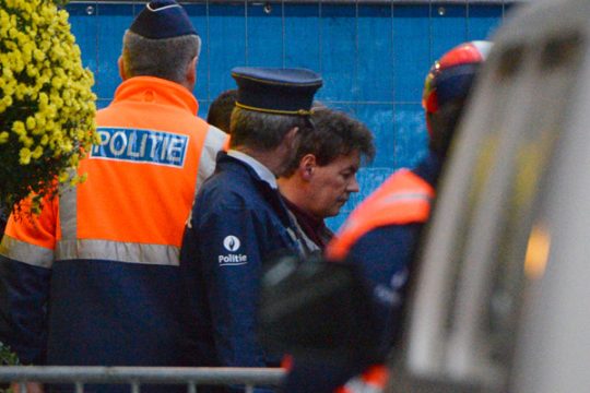 Bernard Wesphael vor der Nachstellung in Ostende