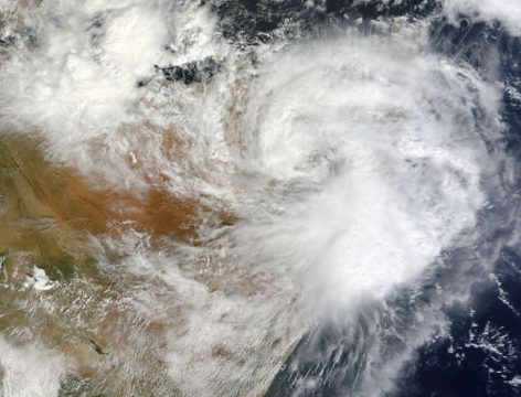 Zyklon über Somalia