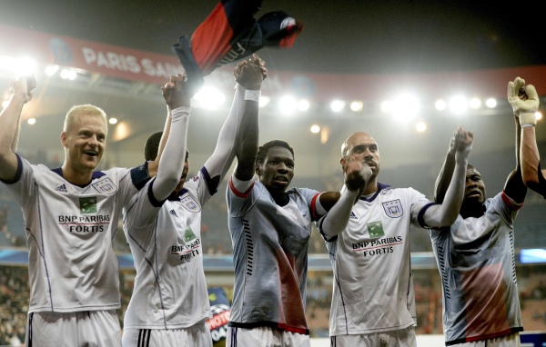 Champions League: Anderlecht spielt unentschieden bei Paris Saint-Germain