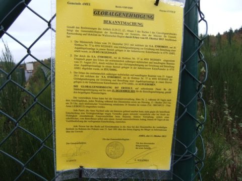 Asphaltmischanlage Kaiserbaracke: Gemeinde Amel zieht erneut vor den Staatsrat