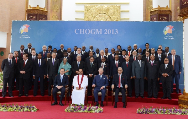 Teilnehmer des Commonwealth-Gipfels in Colombo (Sri Lanka)