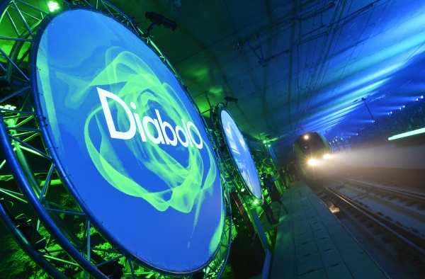Eröffnung des "Diabolo-Projektes" am 7. Juni 2012 am Flughafen in Zaventem