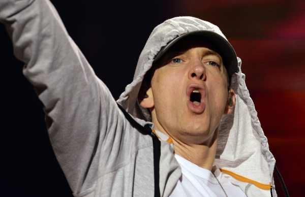 Eminem am 22. August im Stade de France in Saint-Denis bei Paris