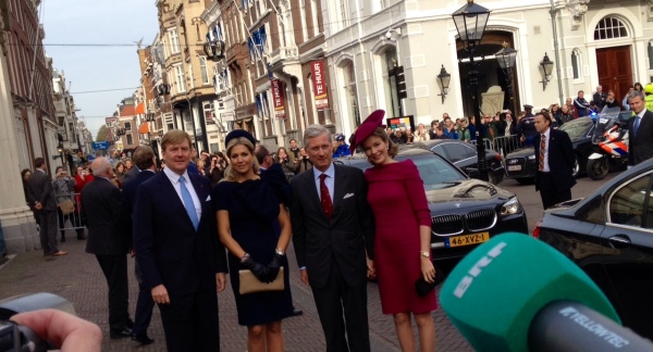 Die Königspaare aus den Niederlanden und Belgien - Willem-Alexander, Máxima, Philippe und Mathilde in Den Haag