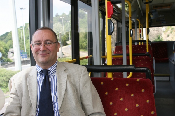 Jean-Marc Vandenbroucke, Geschäftsführer der wallonischen Nahverkehrsgesellschaft TEC