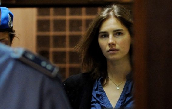 Die Angeklagte Amanda Knox am 30.9.2011