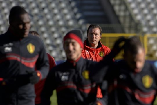 Marc Wilmots und seine Roten Teufel warten auf Kolumbien