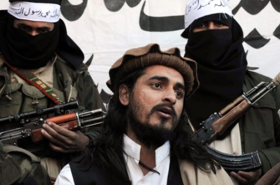 Der Chef der pakistanischen Taliban, Hakimullah Mehsud, am 26.11.2008
