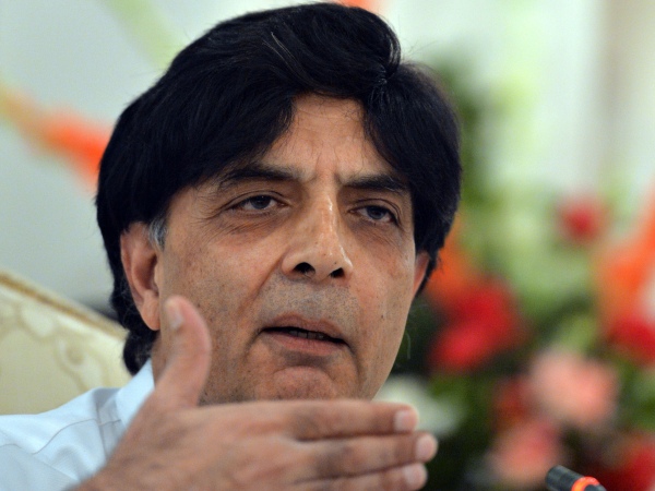 Pakistans Innenminister Chaudhry Nisar Ali Khan